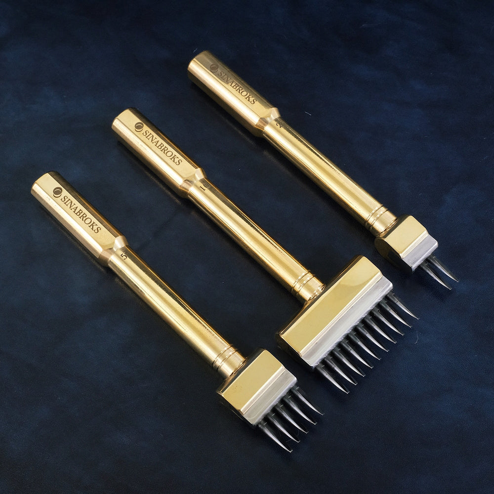 Pricking Irons - 2.2 mm width tooth (French Style)